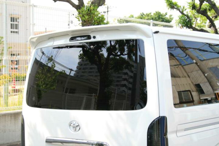 楽天市場】ハイエース 200系 純正OPタイプ リアウィング リア  