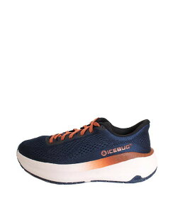 メンズ ICEBUG Aura ディープブルー レースアップスニーカー 厚底スニーカー ランニングシューズ メッシュ素材