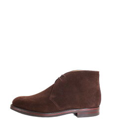 CROCKETT&JONESクロケット＆ジョーンズ　CHERTSEY/チャートシー　ダークブラウン　チャッカブーツ　スエードレザー　ビジネスシューズ　グッドイヤーウェルト製法　紳士靴　革靴