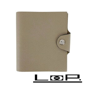 ■新同■　エルメス ユリス ミニ 手帳 ノート トゴ トゥルティエールグレー □K刻 箱 【373206】4 【中古】