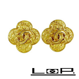 シャネル ■美品■ カメリア イヤリング アクセサリー ココマーク ゴールド GP 95A 【467608】11 【中古】