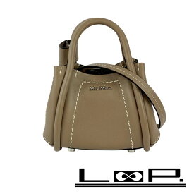 マックスマーラ ■未使用■ 2WAY ショルダー ハンド バッグ レザー グレー 【327223】5 【中古】