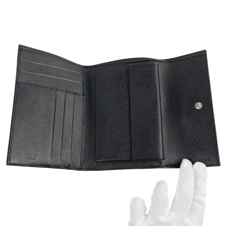 楽天市場】□美品□ プラダ 3つ折り 財布 テスート ナイロン レザー  