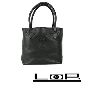 クロムハーツ ■美品■ セメタリー クロス FS トート バッグ ファッション レザー ブラック 【500725】10 【中古】