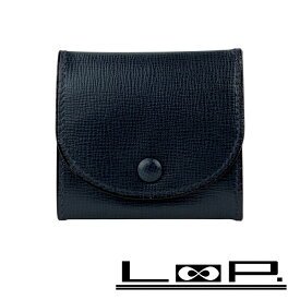 ヴァレクストラ ■美品■ コインケース 小銭入れ 財布 ウォレット レザー ネイビー 箱 【605536】9 【中古】