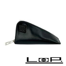 ロエベ ■新同■ アナグラム コインケース 小銭入れ 財布 レザー ブラック ブルー 【556937】11 【中古】
