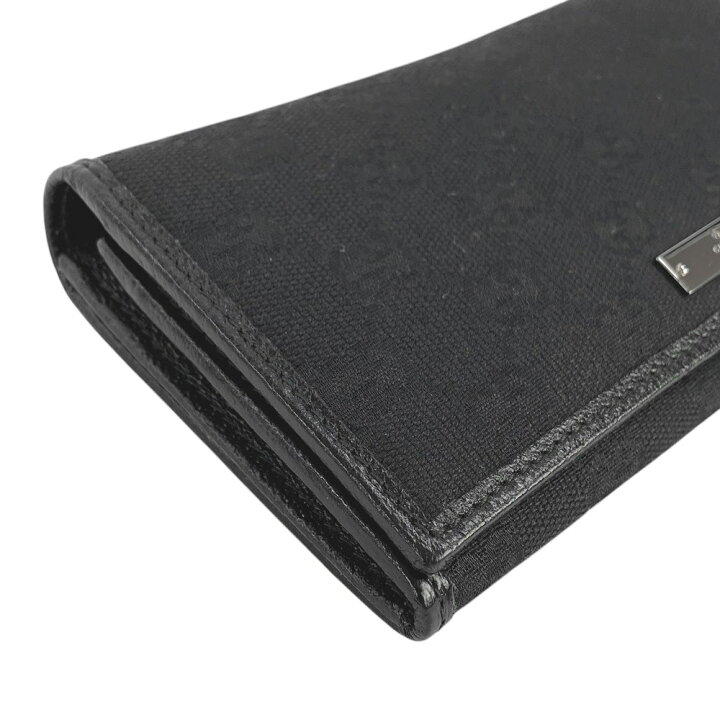 楽天市場】◇SALE◇ □新同□ グッチ 長財布 GG キャンバス ブラック  