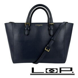 ◆SALE◆ J＆Mデヴィットソン ■中古■ オリビア トート 2WAY ショルダー バッグ ファッション レザー ネイビー 【544439】10 【中古】