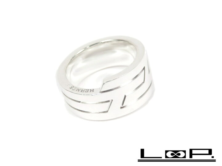 楽天市場】□新同□磨き済□ エルメス イタリーク リング 指輪 H ロゴ  