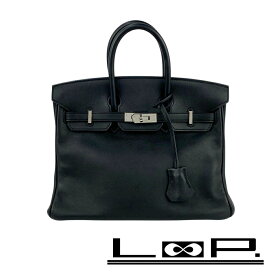 エルメス ■中古■ バーキン25 ハンド バッグ カバン ヴォースイフト SS ブラック シルバー X刻 箱 【631344】5 【中古】