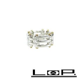 ■新同■磨き済■　ティファニー ゲート リング 指輪 シルバー ゴールド SV 925 K18 YG 750 【382246】2 【中古】