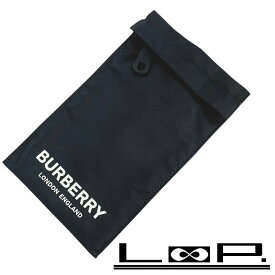 バーバリー ■美品■ マルチポーチ 小物入れ カラビナ付き ナイロン ブラック ホワイト シルバー 【407147】3 【中古】