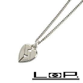 グッチ ■美品■ ノットハート ネックレス アクセサリー ファッション シルバー SV925 箱 【496349】10 【中古】