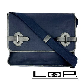エルメス ■中古■ ブエナベンチュラPM ショルダー バッグ カバン キャンバス レザー ネイビー 【596650】5 【中古】