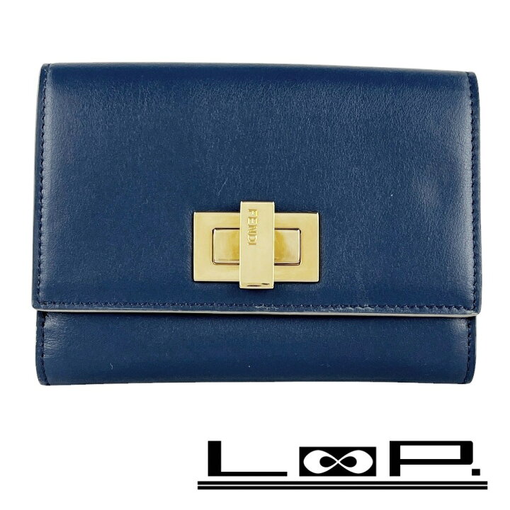 楽天市場】□美品□ フェンディ ピーカブー 二つ折り 財布 ウォレット 