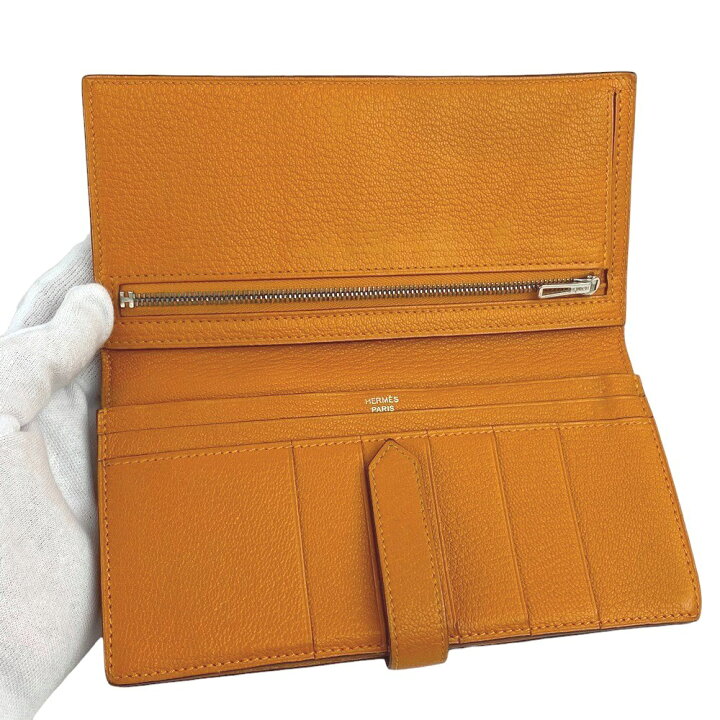 楽天市場】□中古□ エルメス ベアン スフレ 長財布 シェーブル  