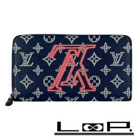 ルイヴィトン ■新同■ ジッピーオーガナイザーNM 長財布 ウォレット モノグラム インク キャンバス ネイビー M62931 箱 【651755】13 【中古】