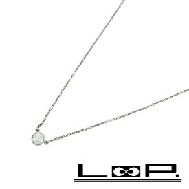 ティファニー ■新同■ バイザヤード ネックレス アクセサリー シルバー Pt950 ダイヤ 0.22ct 2.5g 箱 【515958】11 【中古】