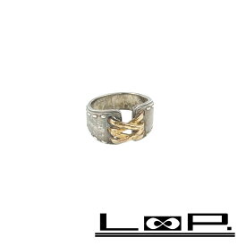 エルメス ■美品■ ダブル メキシコ リング 指輪 アクセサリー コンビ K18 YG SV 925 #53 【218859】◇ 【中古】