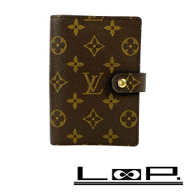 ルイヴィトン ■美品■ アジェンダ PM 6つ穴 手帳 カバー モノグラム ブラウン R20005 箱 【491863】11 【中古】