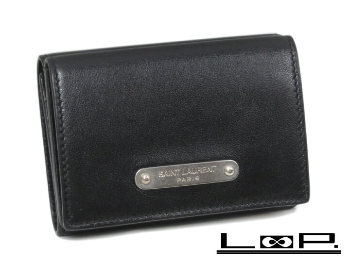 楽天市場】【SAINT LAURENT】 サンローラン 三つ折り コンパクト 財布  