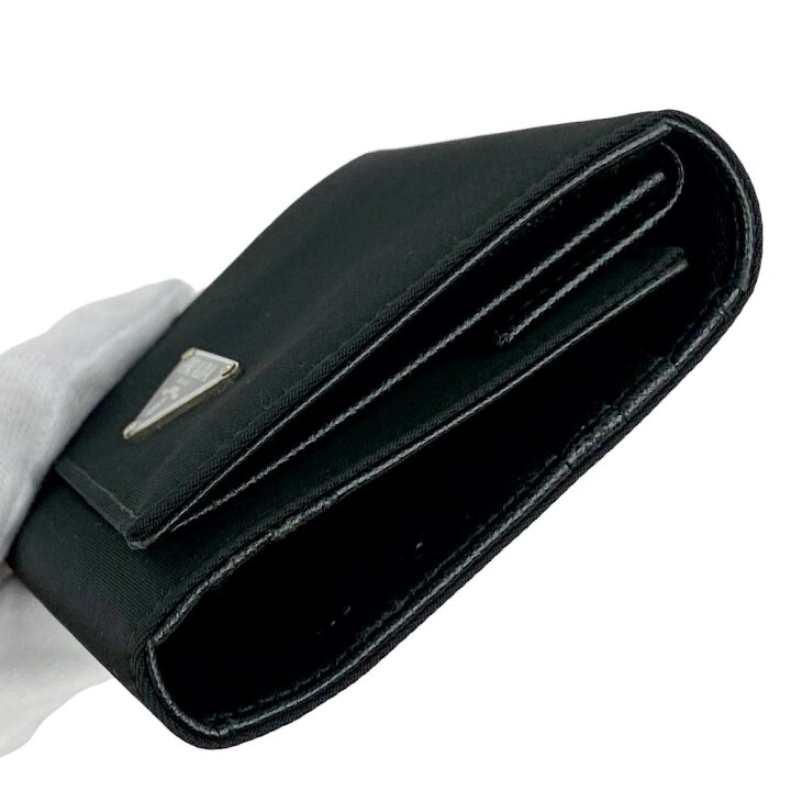 楽天市場】□新同□ プラダ 三つ折り 財布 テスート NERO ブラック  