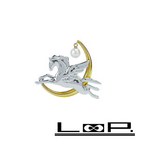 ■未使用■　ミキモト ブローチ ペガサス アクセサリー ゴールド シルバー K18 パール 真珠 8.5g 【369766】5 【中古】