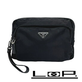 プラダ ■美品■ ポーチ メイク 化粧 小物入れ ナイロン SS ブラック 【404269】1 【中古】