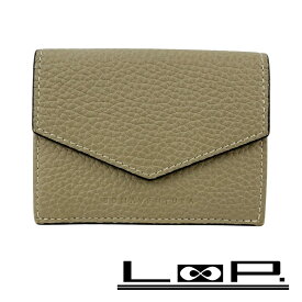 ボナベンチュラ ■中古■ 三つ折り 財布 コンパクト ウォレット レザー グレー 【659072】8 【中古】