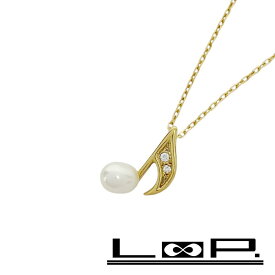 ■未使用■　ミキモト ネックレス ペンダント 音符 アクセサリー ゴールド K18 パール 真珠 【369674】5 【中古】
