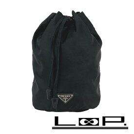 プラダ ■美品■ ポーチ 小物入れ 化粧 メイク ナイロン ブラック 1N0369 【560774】10 【中古】
