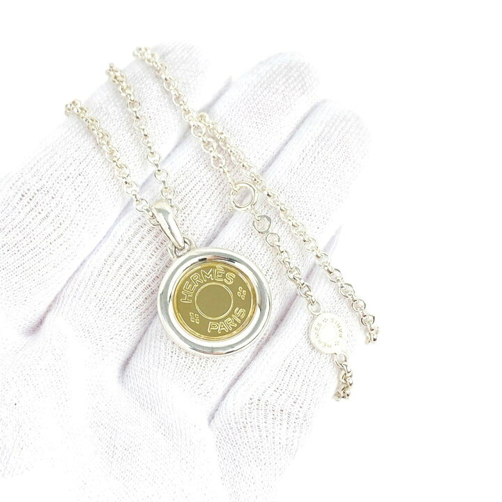 楽天市場】□新同□磨き済□ エルメス セリエ ネックレス コンビ  