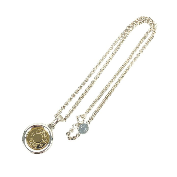 楽天市場】□新同□磨き済□ エルメス セリエ ネックレス コンビ  