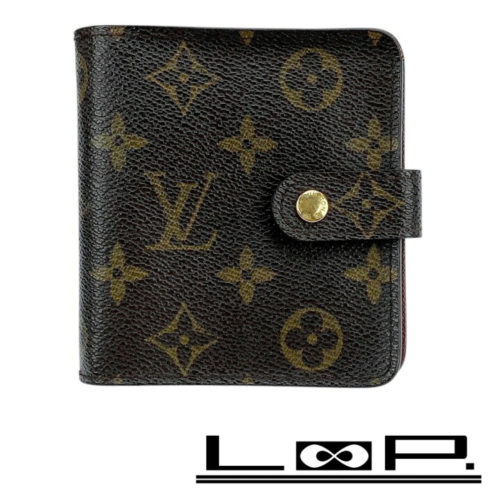 楽天市場】□中古□ ルイヴィトン コンパクトジップ 2つ折り 財布  