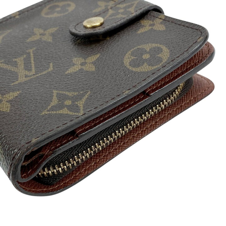 楽天市場】□中古□ ルイヴィトン コンパクトジップ 2つ折り 財布  