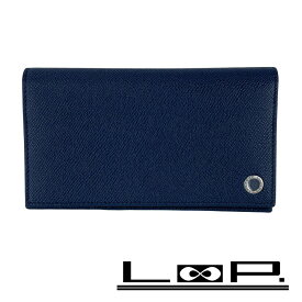 ブルガリ ■未使用■ 長財布 ウォレット 札入れ 小銭入れ グレイン レザー ネイビー 283811 箱 【511080】11 【中古】