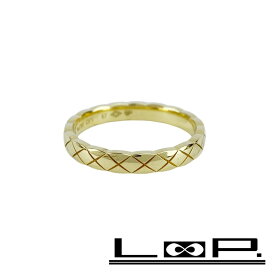 シャネル ■美品■ ココクラッシュ リング 指輪 アクセサリー ゴールド K18 YG 750 4.2g #57 【516085】11 【中古】