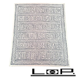 エルメス ■美品■ ストール ファッション コットン ホワイト ブルー 箱 【542985】12 【中古】