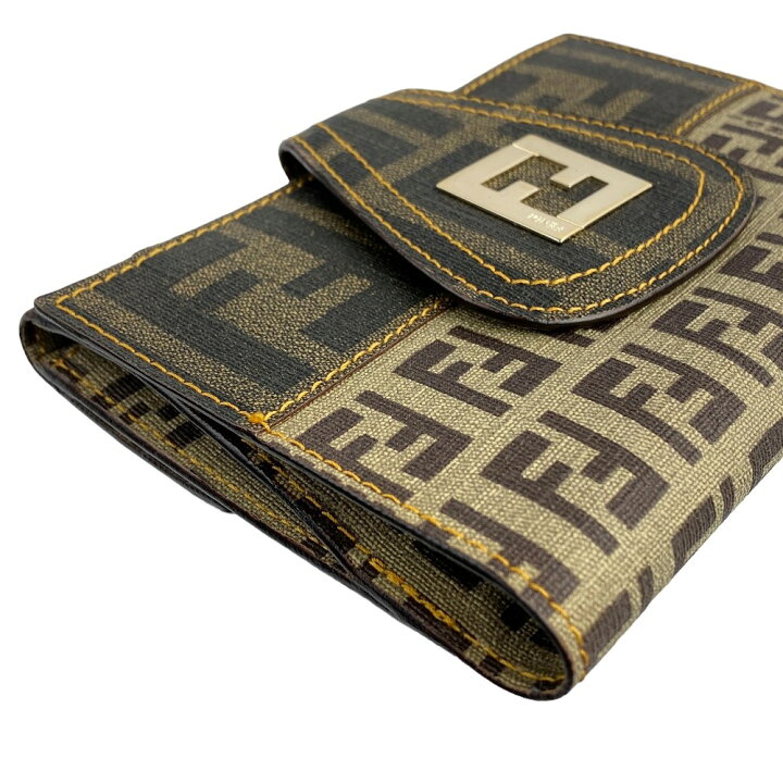 楽天市場】▽値下げ▽□美品□ フェンディ 二つ折り 財布 サイフ  