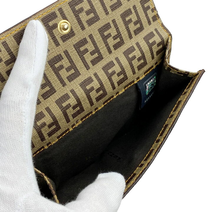 楽天市場】▽値下げ▽□美品□ フェンディ 二つ折り 財布 サイフ  