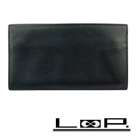 エルメス ■美品■ シチズンツイル ロング シルクイン 二つ折り 長財布 エプソン ブラック D刻 【606786】8 【中古】