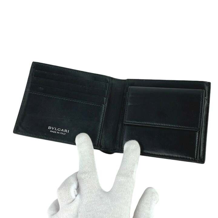 楽天市場】◇SALE◇ □中古□ ブルガリ 2つ折り 財布 コンパクト 小銭  
