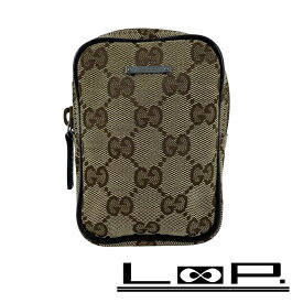 グッチ ■美品■ ポーチ 小物入れ シガレットケース GGキャンバス ブラウン 115249 【632389】11 【中古】