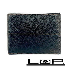 カルティエ ■美品■ 二つ折り 財布 コンパクト ミニ 小銭入れ 札入れ レザー ブラウン 【503290】11 【中古】