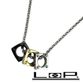 ルイヴィトン ■中古■ モノグラム ボールド ネックレス メタル ダークシルバー ゴールド シルバー M00675 箱 【523892】13 【中古】