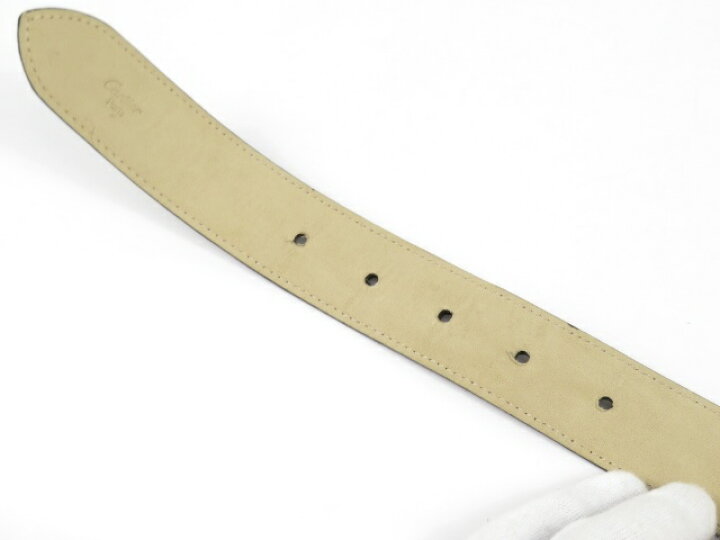 楽天市場】□美品□ カルティエ ベルト レザー クロコダイル ブラウン  