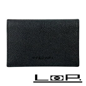 ブルガリ ■未使用■ 二つ折り カードケース パスケース 名刺入れ レザー ブラック 箱 【575297】11 【中古】