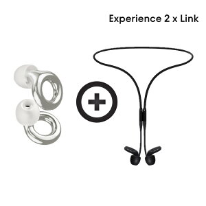 【お買い得セット】Loop Experience 2 エクスペリエンス2 x Loop Link【Loop ループ 公式】イヤープラグ 耳栓 みみせん 送料無料 2年保証 30日間返品OK メタリック 遮音 聴覚保護 おしゃれ ライブ フェ