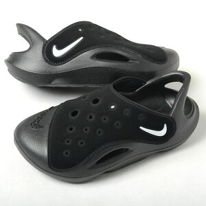 【17cm-22cm】NIKE AQUASWOOSH (PS) ナイキ アクア スウォッシュ キッズ サンダル ブラック fn0876-002