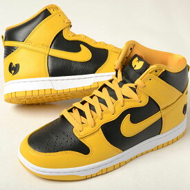Wu-Tang Clan x NIKE DUNK HI RETORO PRM ナイキ ダンク ハイ レトロ プレミアム メンズ スニーカー ブラックイエロー hj4320-001